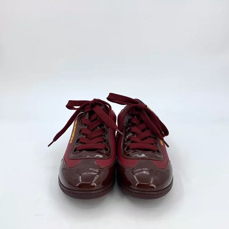 Louis Vuitton Louis Vuitton Red Leather Casual Shoes - dmc Size US 5 / EU 37 - 3 Thumbnail