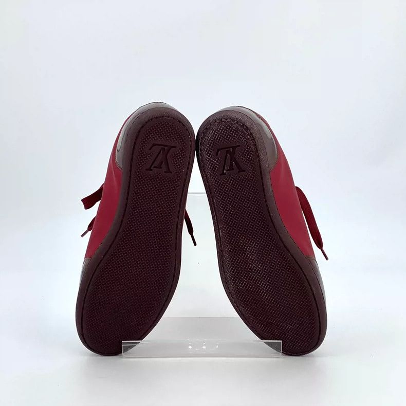 Louis Vuitton Louis Vuitton Red Leather Casual Shoes - dmc Size US 5 / EU 37 - 5 Thumbnail
