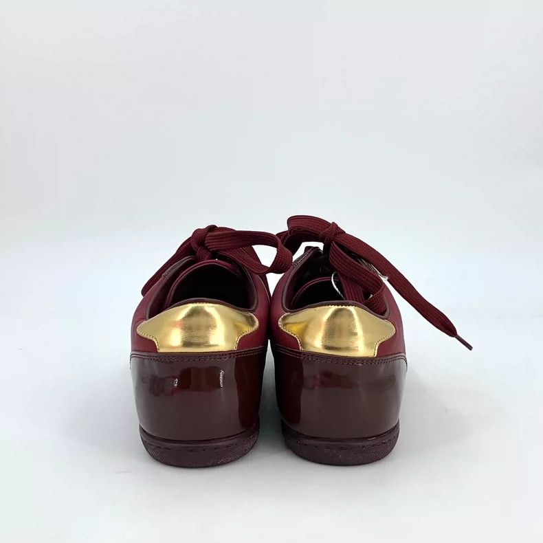 Louis Vuitton Louis Vuitton Red Leather Casual Shoes - dmc Size US 5 / EU 37 - 4 Thumbnail