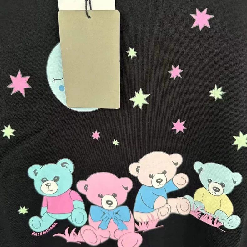 Balenciaga Balenciaga Moon Bear Distressed T-shirt - dmc Size US M / EU 48-50 / 2 - 3 Thumbnail