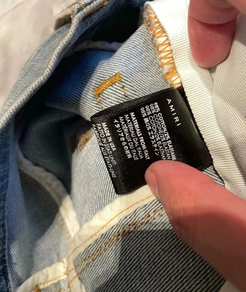 Amiri AMIRI Colorful Patchwork Blue Jeans - dmc Size US 32 / EU 48 - 4 Thumbnail