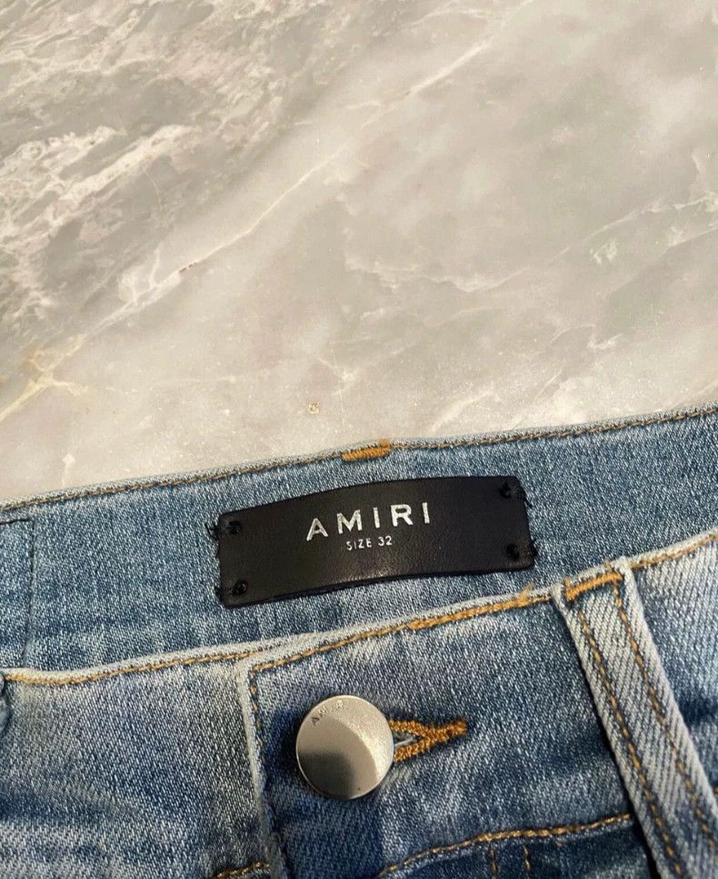 Amiri AMIRI Colorful Patchwork Blue Jeans - dmc Size US 32 / EU 48 - 2 Thumbnail