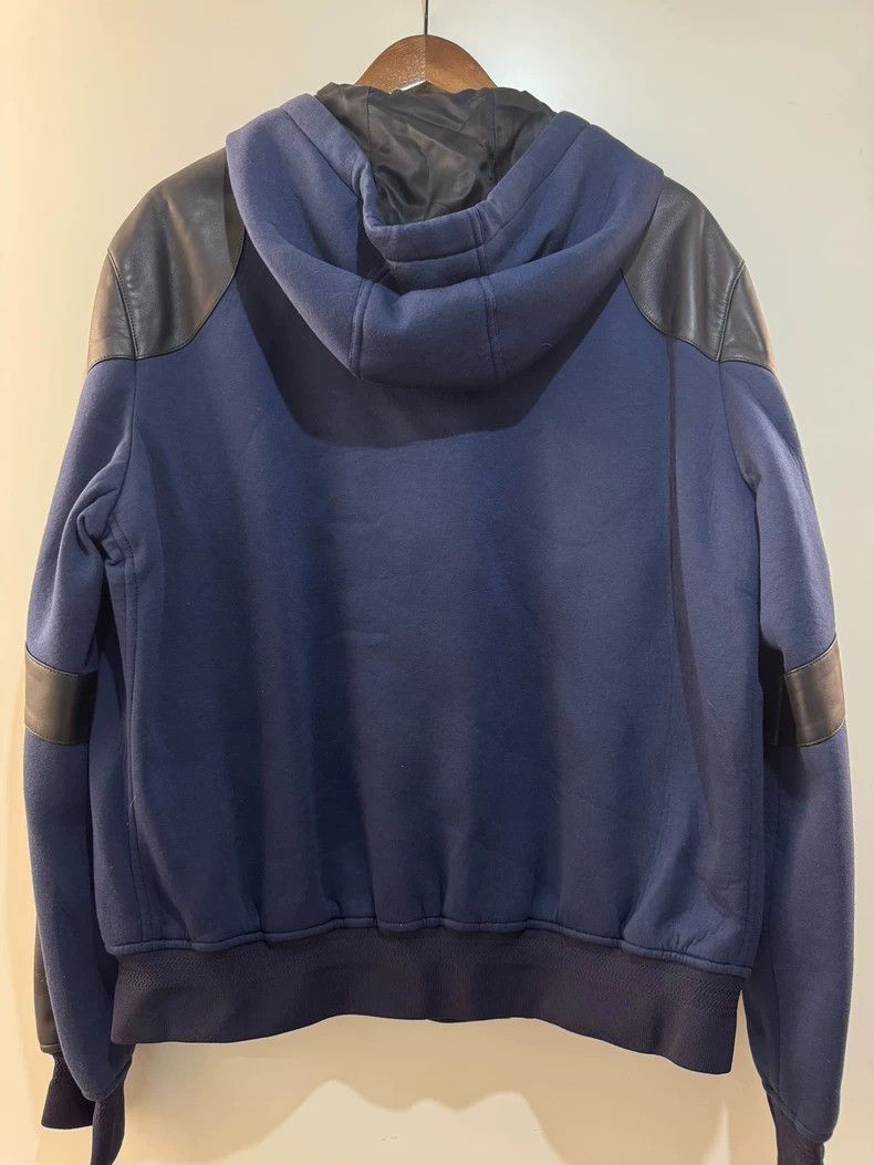 Versace VERSACE Leather Trimmed Hooded Jacket - dmc Size US XL / EU 56 / 4 - 2 Thumbnail