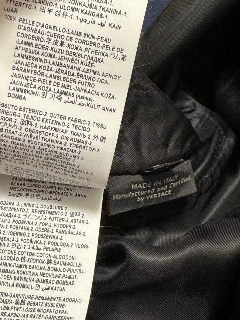 Versace VERSACE Leather Trimmed Hooded Jacket - dmc Size US XL / EU 56 / 4 - 6 Thumbnail