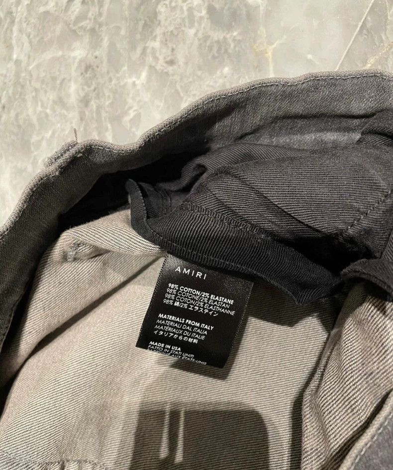 Amiri AMIRI Distressed Suede Patch Jeans - dmc Size US 30 / EU 46 - 4 Thumbnail
