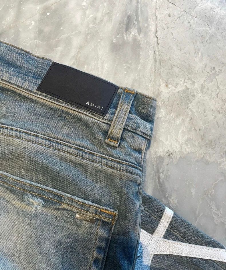 Amiri AMIRI Limited Edition Side Patch Jeans - dmc Size US 29 - 3 Thumbnail