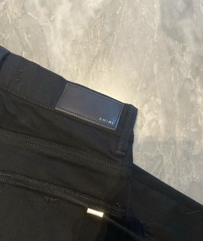 Amiri AMIRI Artistic Patchwork Black Jeans - dmc Size US 30 / EU 46 - 3 Thumbnail