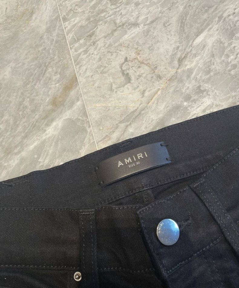 Amiri AMIRI Artistic Patchwork Black Jeans - dmc Size US 30 / EU 46 - 2 Thumbnail
