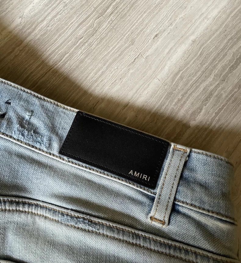 Amiri AMIRI Patchwork Denim Jeans Multi-Color - dmc Size US 32 / EU 48 - 3 Thumbnail