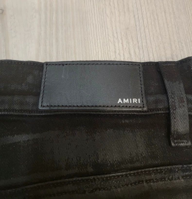 Amiri AMIRI 16 Season Waxed Black Jeans - dmc Size US 30 / EU 46 - 4 Thumbnail