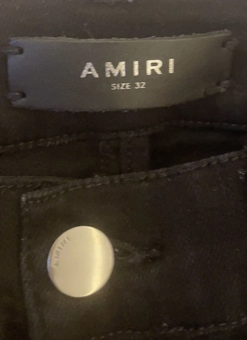 Amiri AMIRI 18FW Black Diamond Distressed Jeans - dmc Size US 32 / EU 48 - 3 Thumbnail