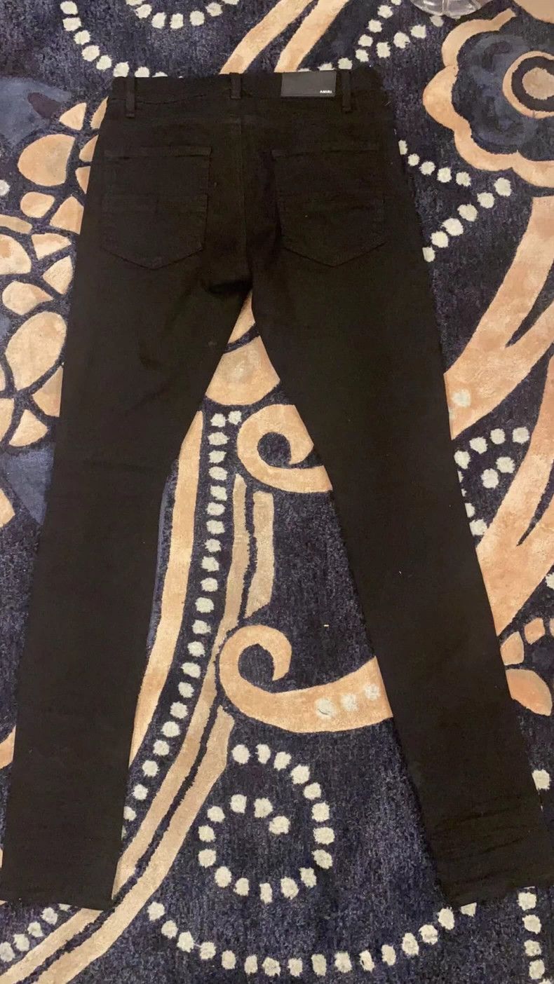 Amiri AMIRI 18FW Black Diamond Distressed Jeans - dmc Size US 32 / EU 48 - 2 Thumbnail