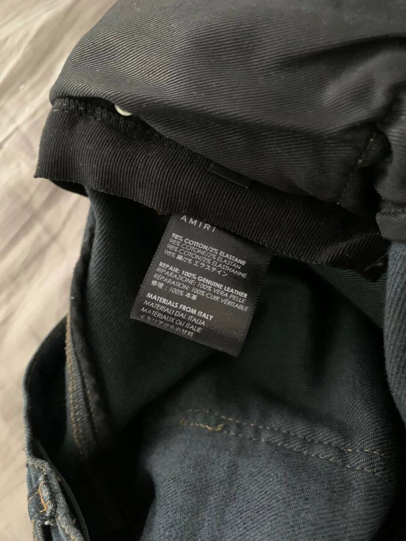 Amiri AMIRI MX1 Distressed Blue Denim Jeans - dmc Size US 28 / EU 44 - 6 Thumbnail