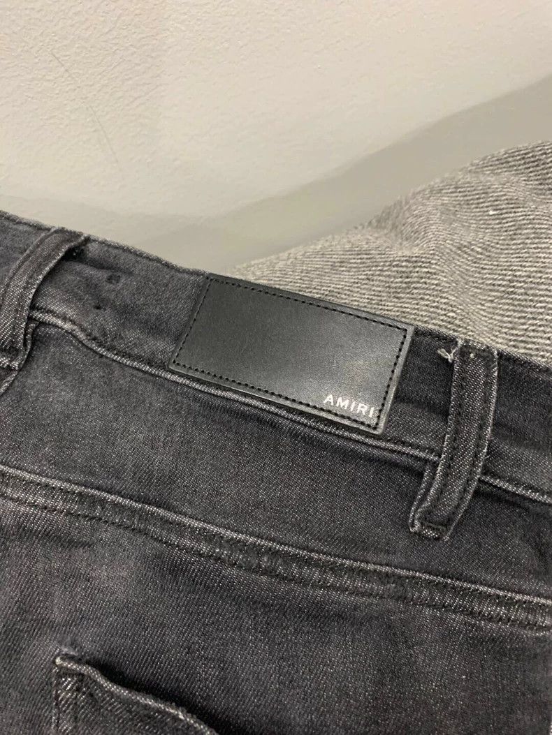 Amiri AMIRI 16AW MX1 Distressed Gray Jeans - dmc Size US 28 / EU 44 - 3 Thumbnail