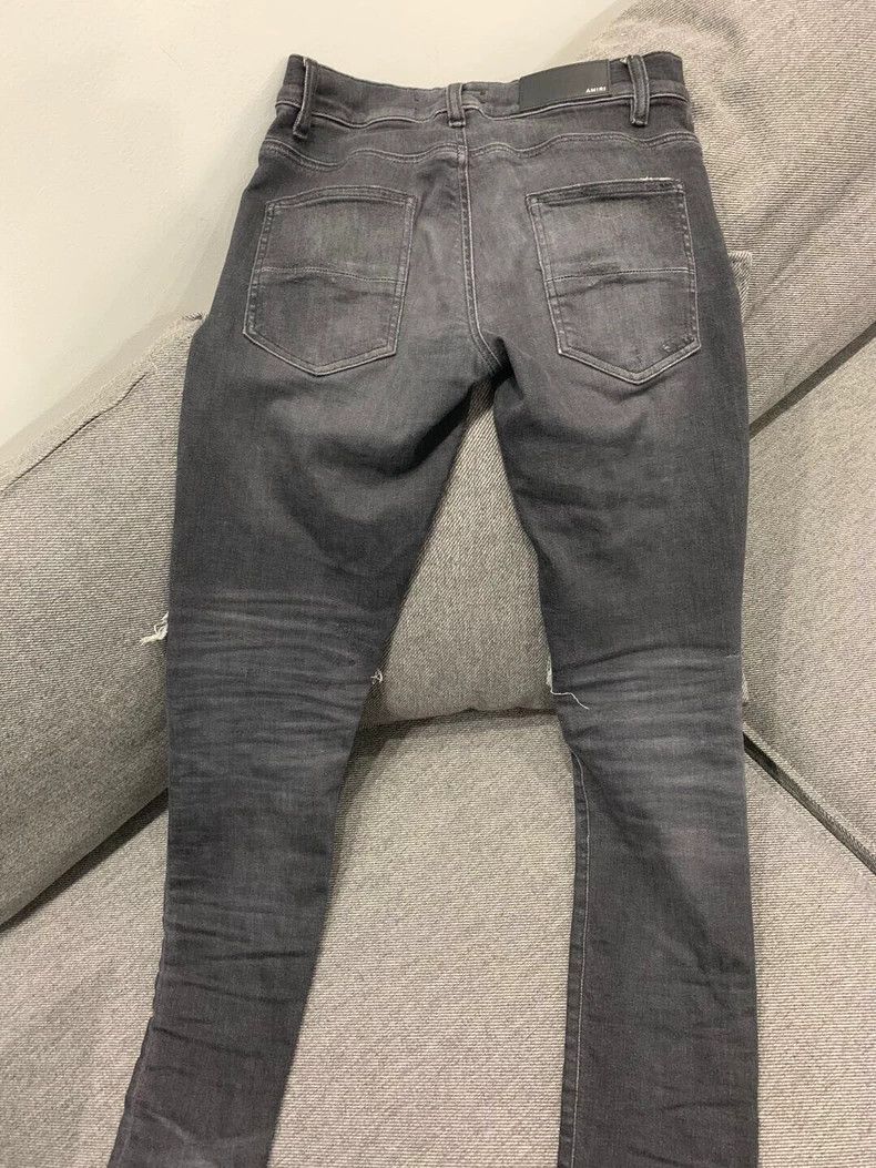 Amiri AMIRI 16AW MX1 Distressed Gray Jeans - dmc Size US 28 / EU 44 - 2 Thumbnail