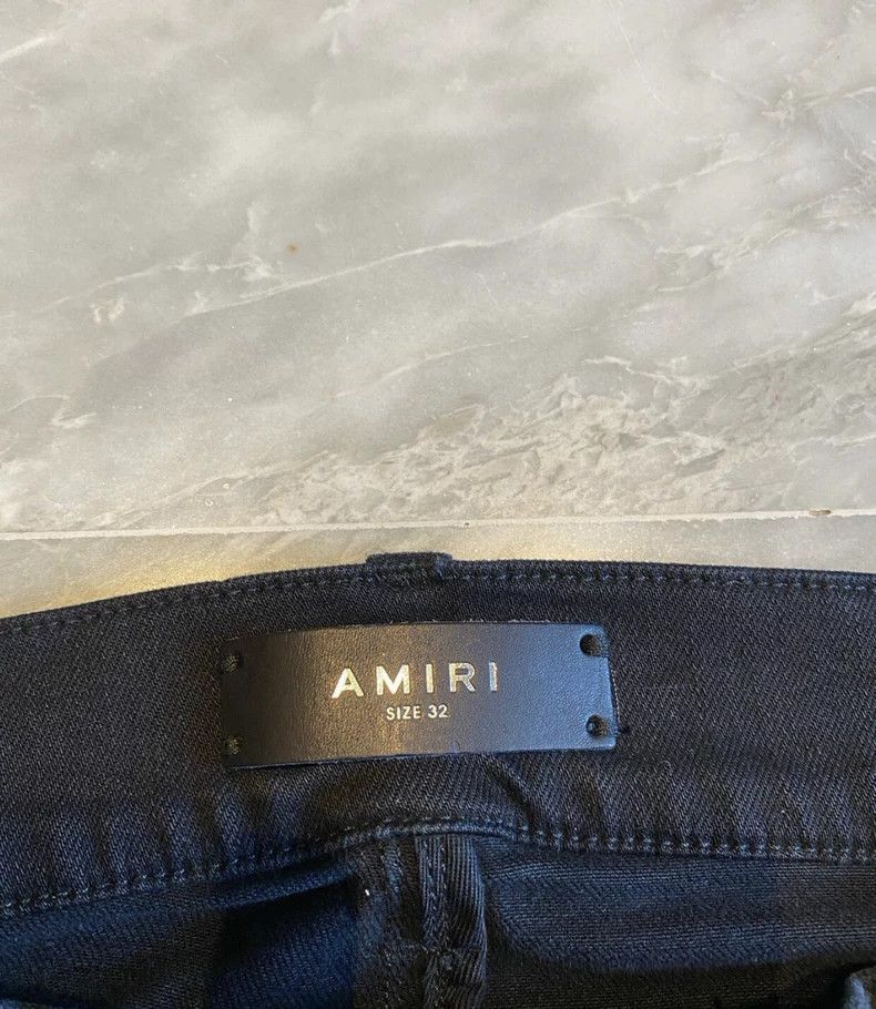 Amiri AMIRI Classic MX2 Black White Jeans - dmc Size US 32 / EU 48 - 2 Thumbnail