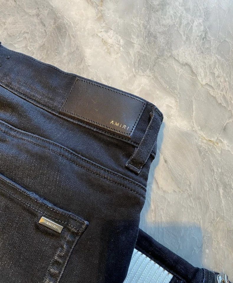 Amiri AMIRI Classic MX2 Black White Jeans - dmc Size US 32 / EU 48 - 3 Thumbnail