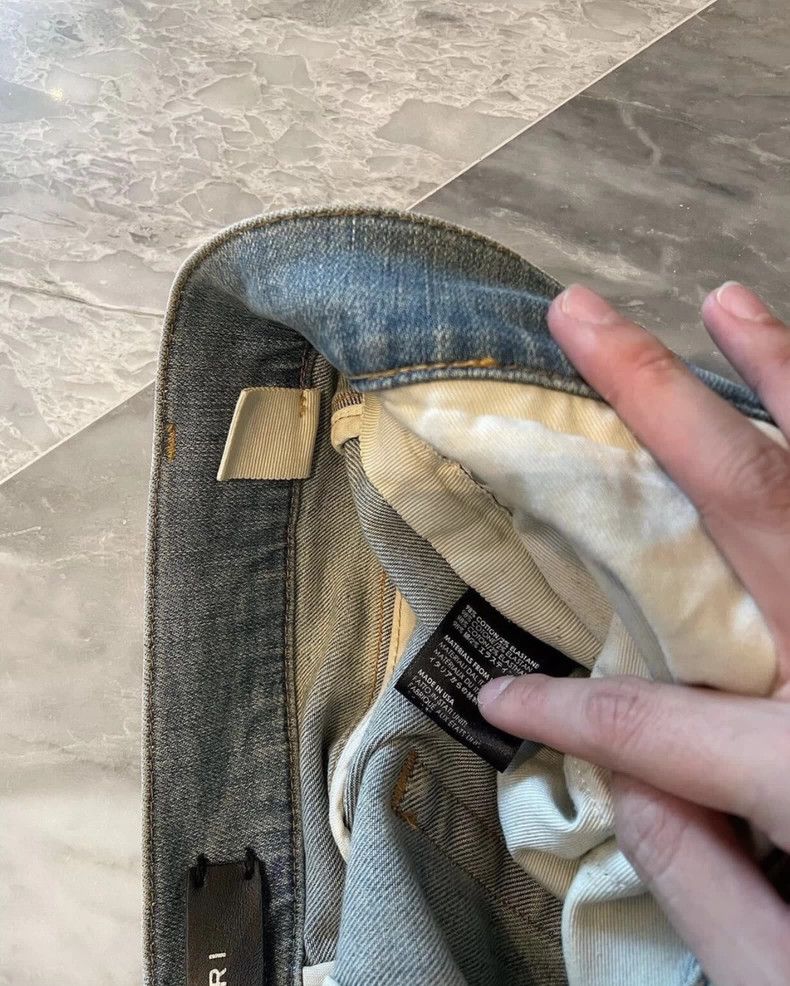 Amiri AMIRI 18AW Distressed Track Jeans - dmc Size US 32 / EU 48 - 4 Thumbnail