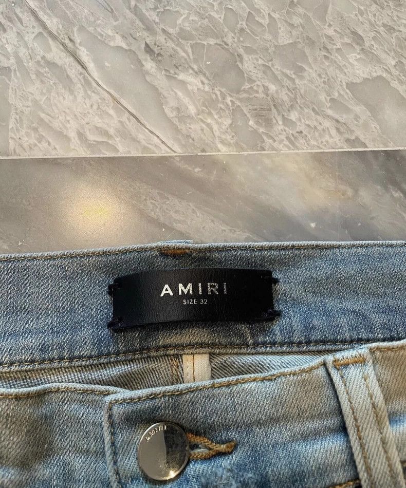 Amiri AMIRI 18AW Distressed Track Jeans - dmc Size US 32 / EU 48 - 2 Thumbnail