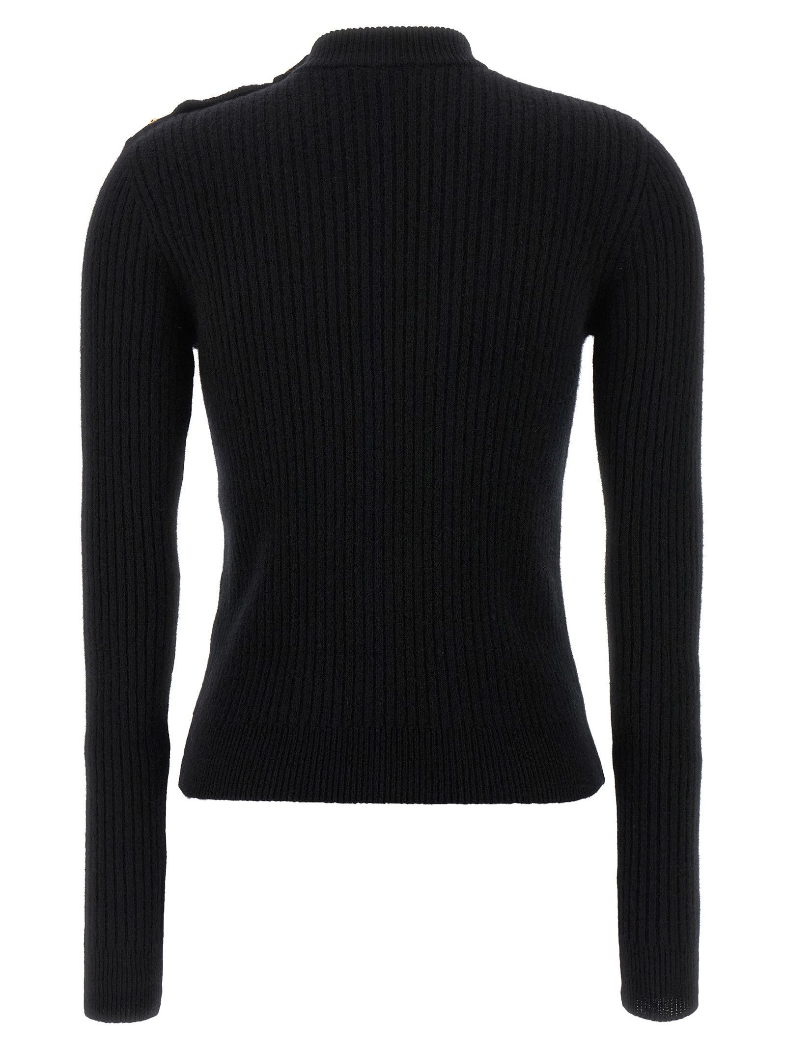 Balmain Ribbed Sweater Size S / US 4 / IT 40 - 2 Thumbnail