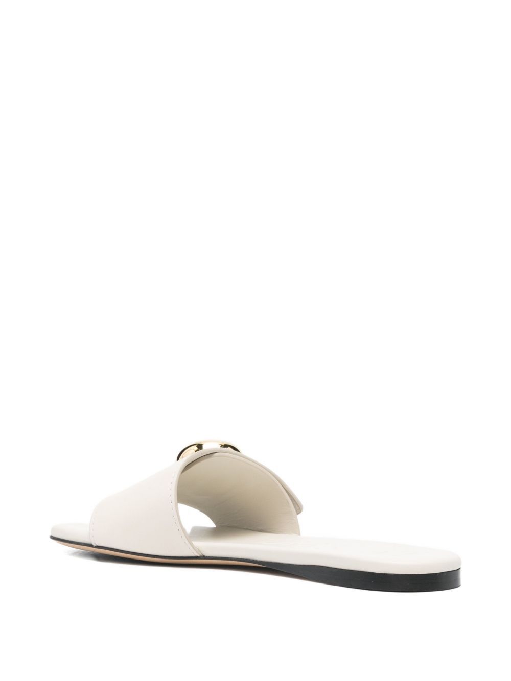 Loewe PEBBLE LEATHER SLIDES Size US 11 / IT 41 - 4 Thumbnail