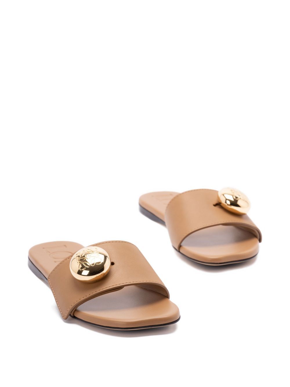 Loewe PEBBLE LEATHER SLIDES Size US 6 / IT 36 - 5 Thumbnail