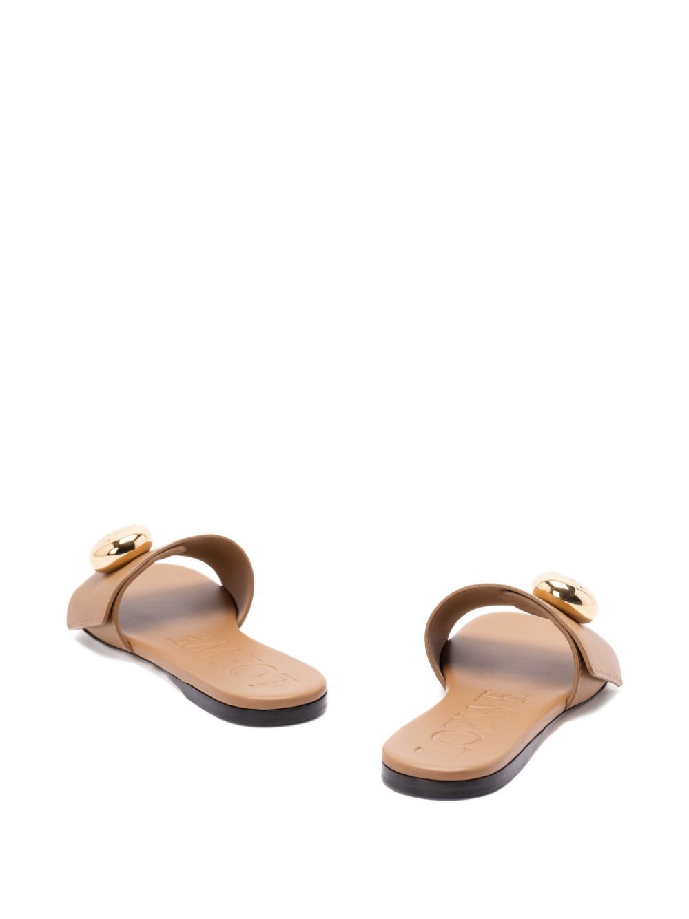 Loewe PEBBLE LEATHER SLIDES Size US 6 / IT 36 - 3 Thumbnail
