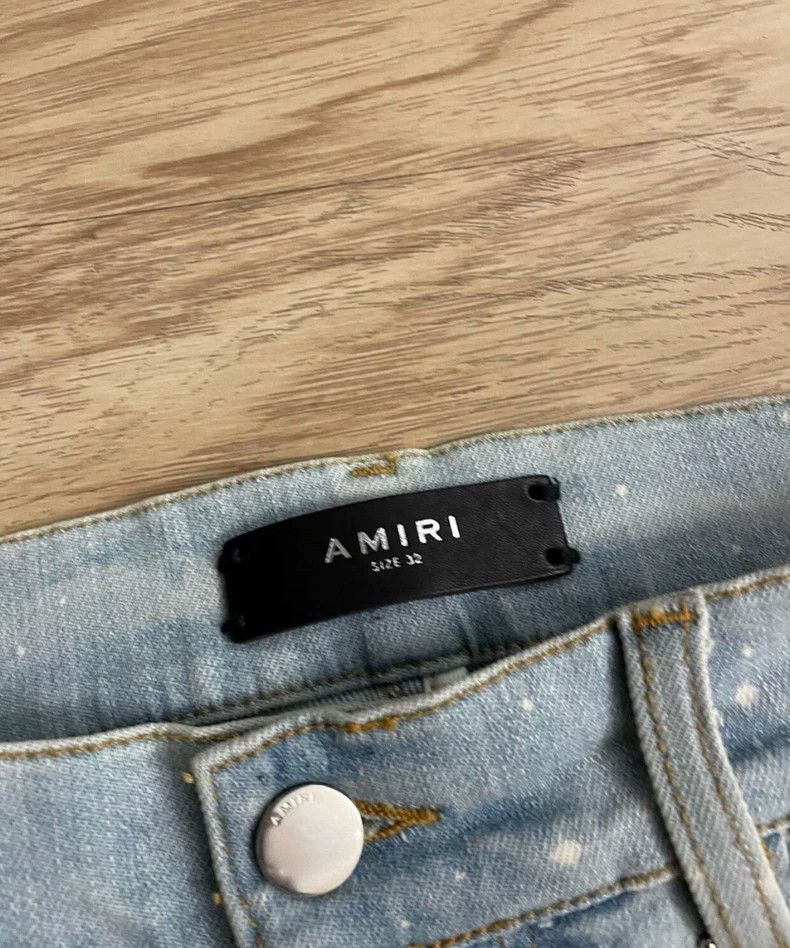 Amiri AMIRI Distressed Paint Splatter Denim Jeans - dmc Size US 32 / EU 48 - 2 Thumbnail