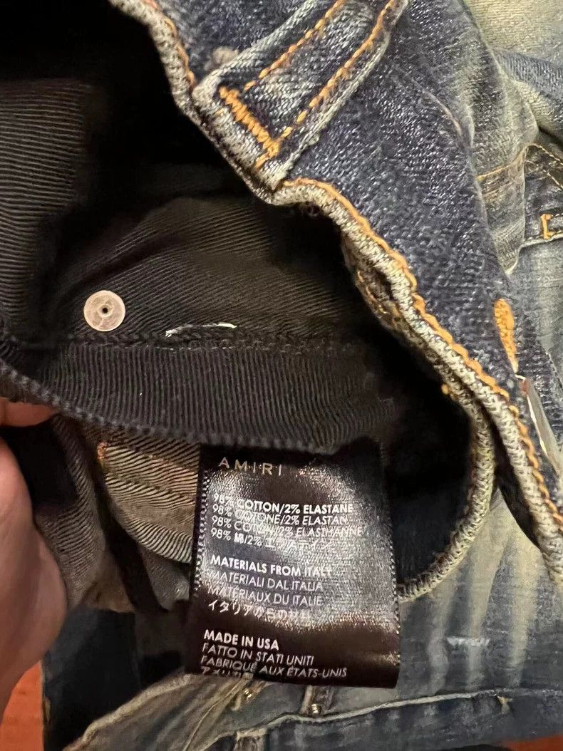 Amiri AMIRI Classic Dark Blue Jeans - dmc Size US 32 / EU 48 - 4 Thumbnail