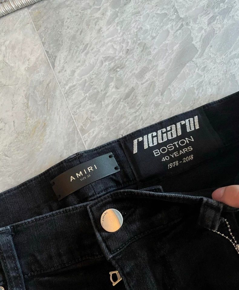 Amiri AMIRI Limited Edition MX1 Vintage Black Jeans - dmc Size US 33 - 2 Thumbnail