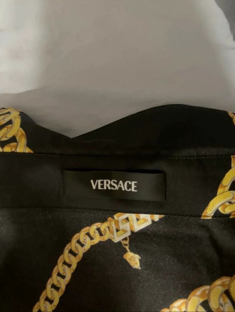 Versace Versace Gold Chain Print Long Sleeve Shirt - dmc Size US M / EU 48-50 / 2 - 3 Thumbnail