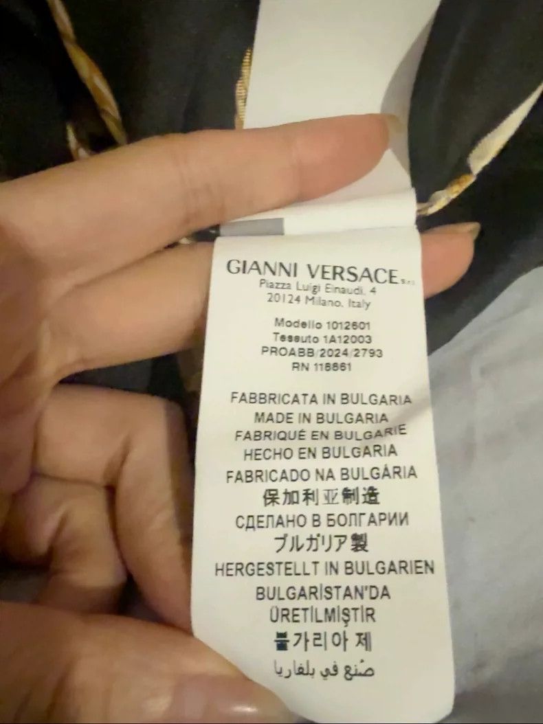 Versace Versace Gold Chain Print Long Sleeve Shirt - dmc Size US M / EU 48-50 / 2 - 4 Thumbnail