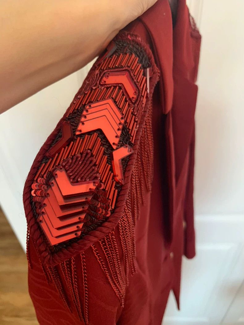 Versace Versace Limited Edition Red Blazer - dmc Size US M / EU 48-50 / 2 - 4 Thumbnail