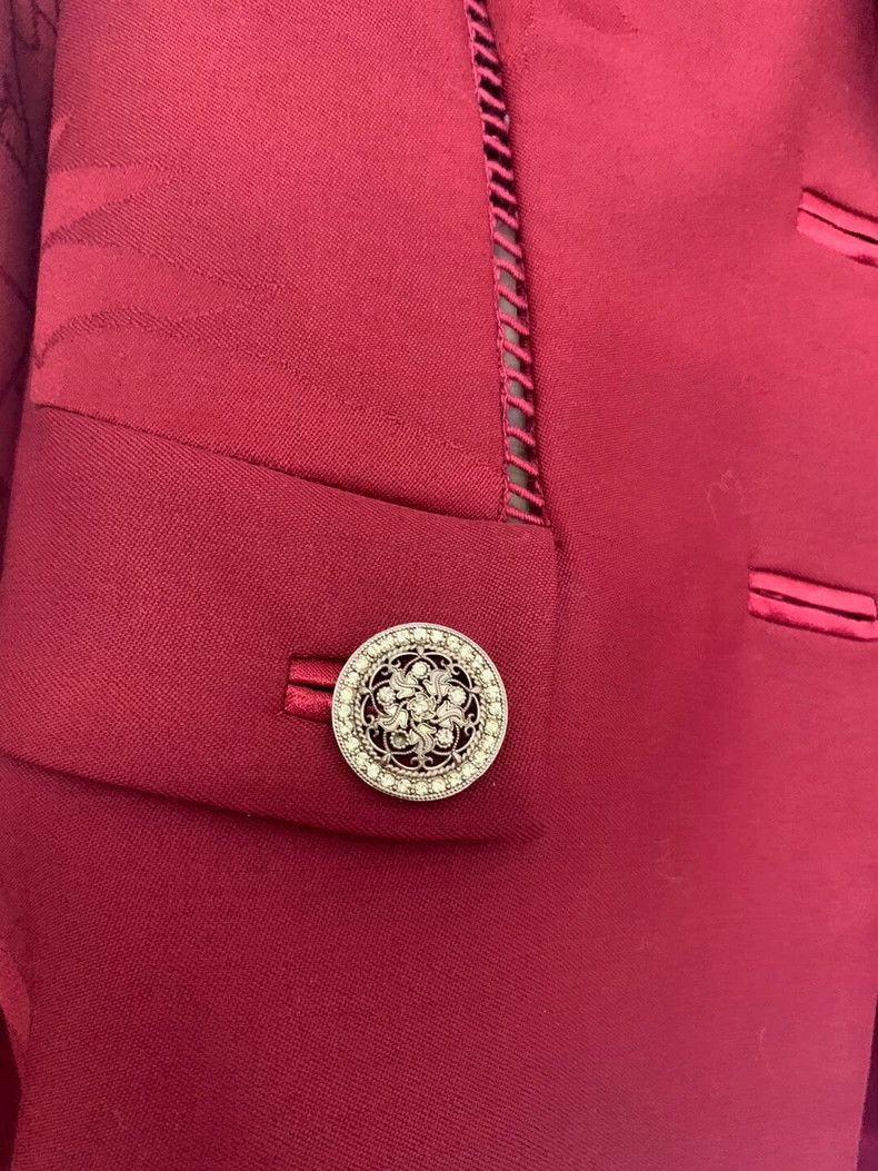 Versace Versace Limited Edition Red Blazer - dmc Size US M / EU 48-50 / 2 - 2 Thumbnail