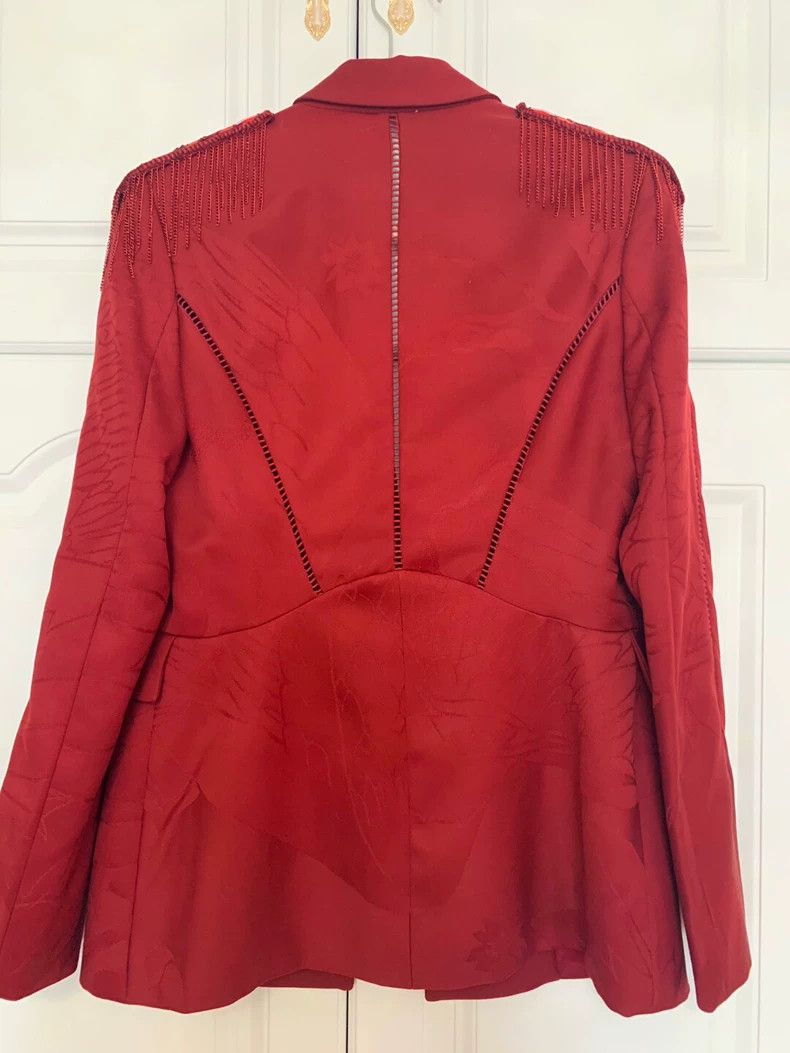 Versace Versace Limited Edition Red Blazer - dmc Size US M / EU 48-50 / 2 - 3 Thumbnail