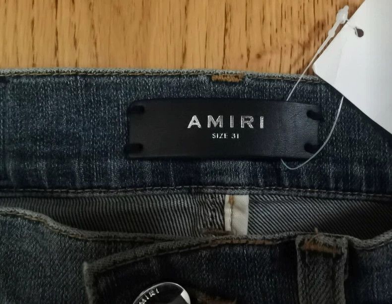 Amiri AMIRI Leopard Patchwork Distressed Jeans - dmc Size US 31 - 3 Thumbnail