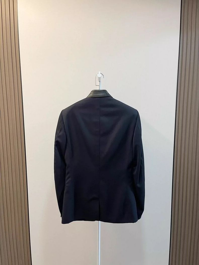 Versace Versace Medusa Leather Trim Blazer - dmc Size US XS / EU 42 / 0 - 2 Thumbnail