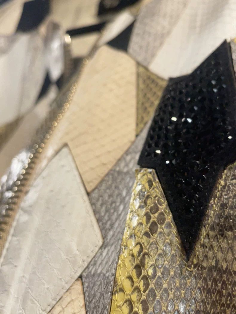 Versace Versace Snakeskin Pattern Leather Jacket - dmc Size US M / EU 48-50 / 2 - 6 Thumbnail