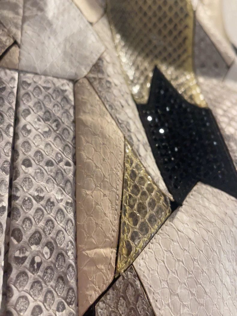 Versace Versace Snakeskin Pattern Leather Jacket - dmc Size US M / EU 48-50 / 2 - 5 Thumbnail