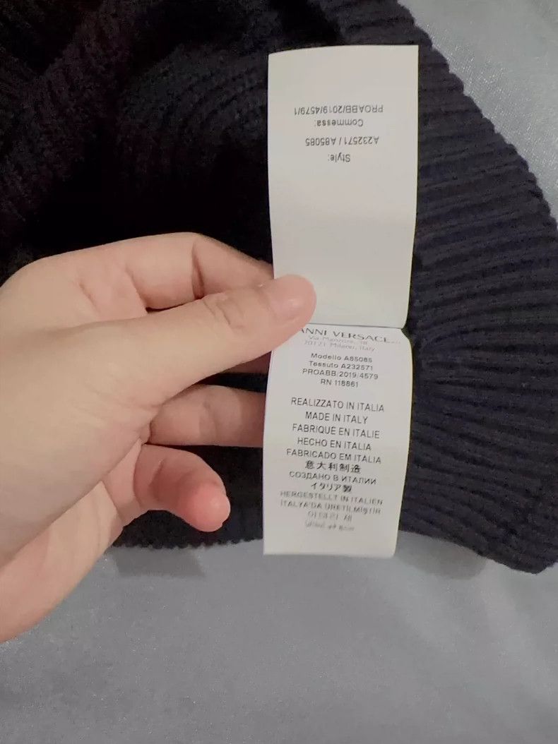 Versace Versace Red Blue Crewneck Sweater - dmc Size US M / EU 48-50 / 2 - 4 Thumbnail