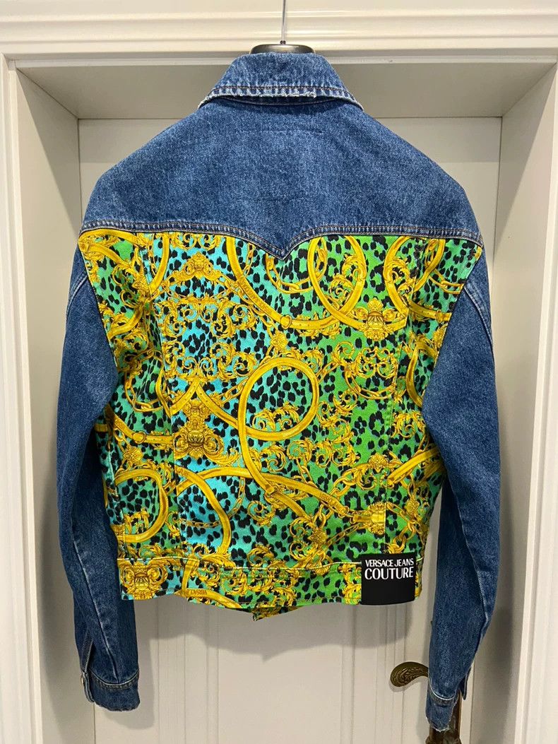 Versace Versace Baroque Denim Jacket - dmc Size US M / EU 48-50 / 2 - 2 Thumbnail