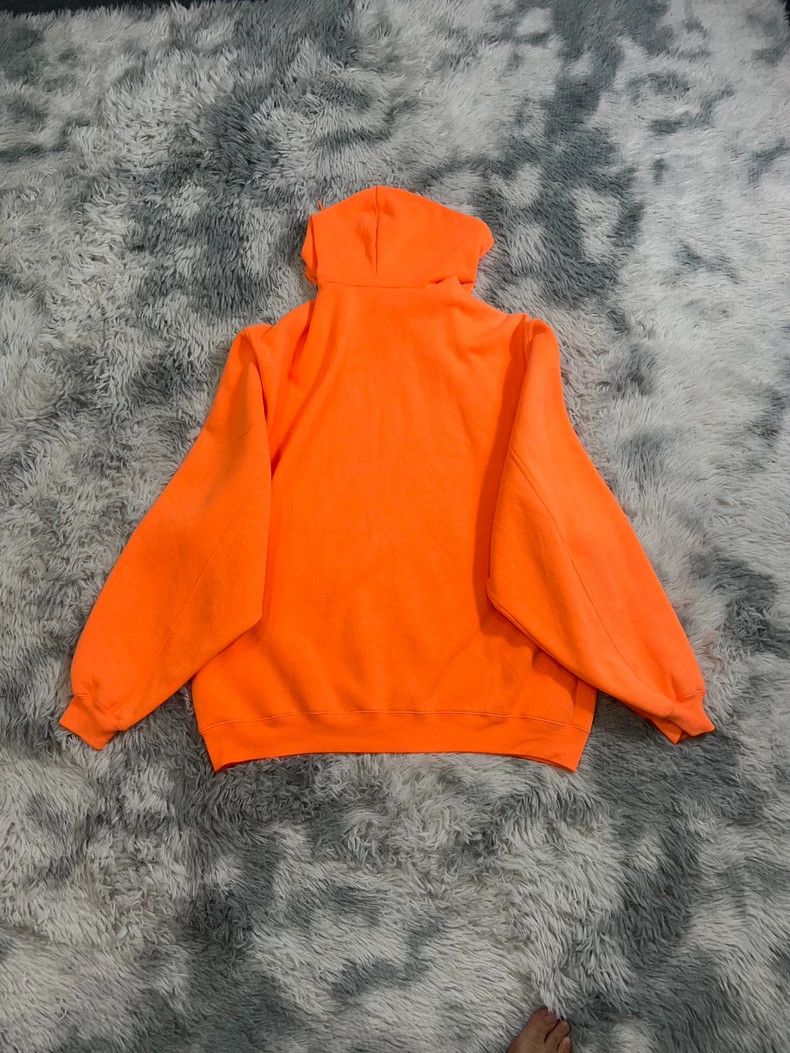 Balenciaga Balenciaga Logo Print Orange Hoodie - dmc Size US M / EU 48-50 / 2 - 2 Thumbnail