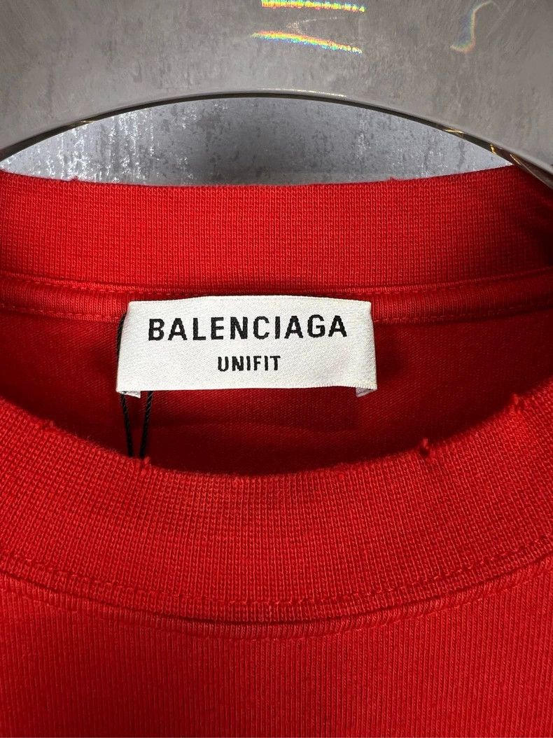 Balenciaga Balenciaga Distressed Scissors Double B Longsleeve - dmc Size US M / EU 48-50 / 2 - 4 Thumbnail