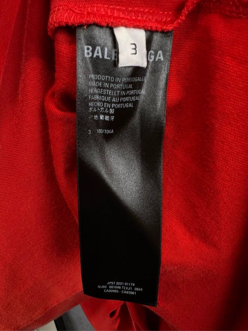 Balenciaga Balenciaga Distressed Scissors Double B Longsleeve - dmc Size US M / EU 48-50 / 2 - 5 Thumbnail