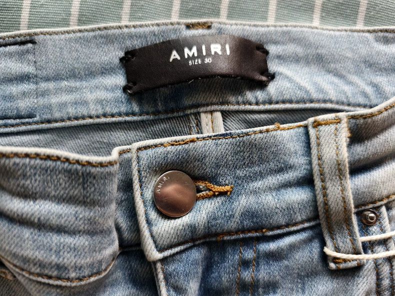 Amiri AMIRI 18SS Single Knee Distressed Jeans - dmc Size US 30 / EU 46 - 4 Thumbnail