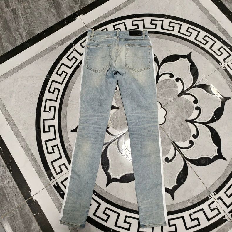Amiri AMIRI 18SS Single Knee Distressed Jeans - dmc Size US 30 / EU 46 - 2 Thumbnail