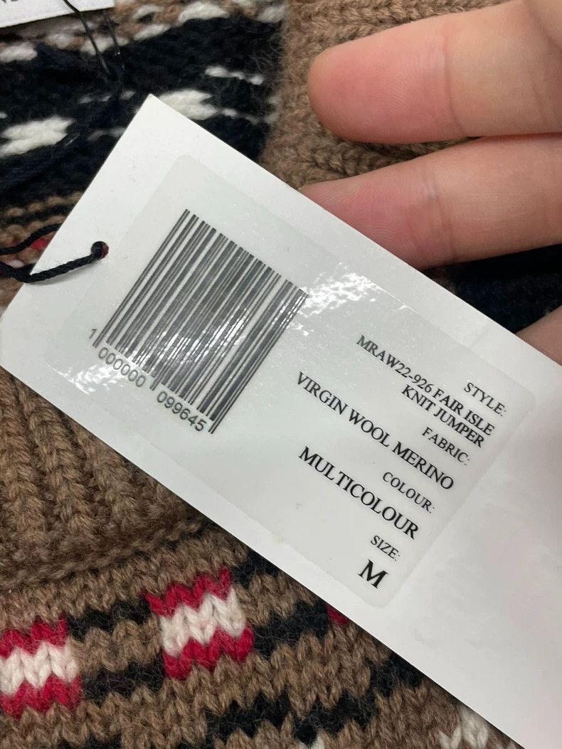 Martine Rose Martine Rose Oversized Ethnic Pattern Sweater - dmc Size US M / EU 48-50 / 2 - 6 Thumbnail