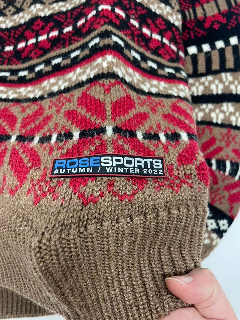 Martine Rose Martine Rose Oversized Ethnic Pattern Sweater - dmc Size US M / EU 48-50 / 2 - 3 Thumbnail
