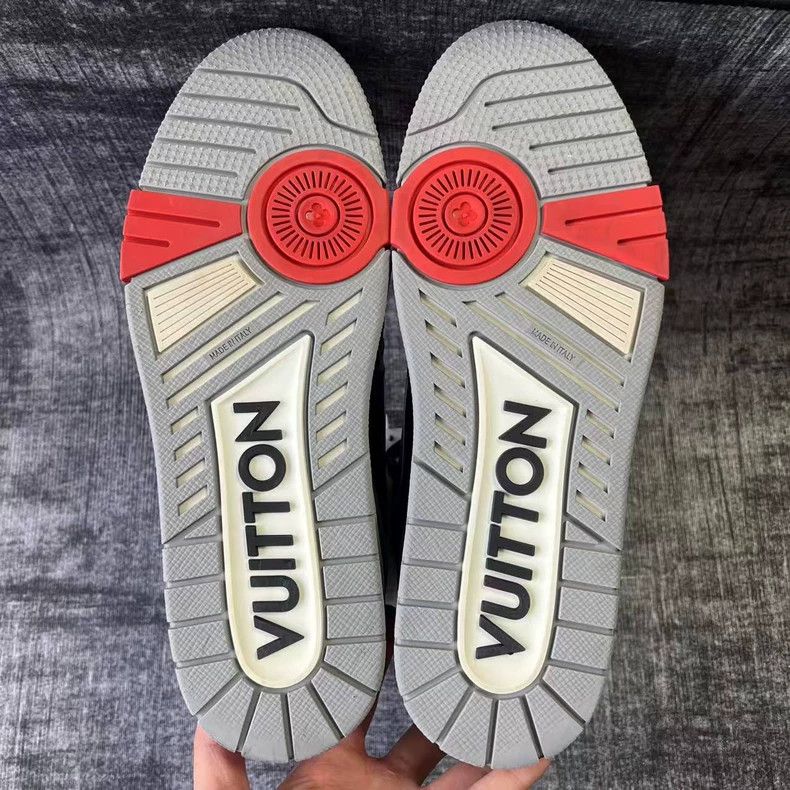 Louis Vuitton Louis Vuitton LV Trainer High-Top Sneakers - dmc Size US 9.5 / EU 42-43 - 7 Thumbnail
