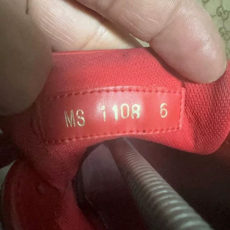 Louis Vuitton Louis Vuitton Red Classic Low-Top Sneakers - dmc Size US 9.5 / EU 42-43 - 4 Thumbnail